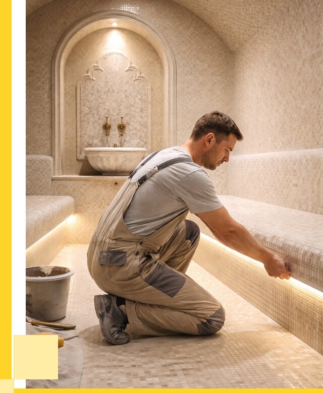 Отделка хамамов под ключ в Таре от 5658 р. | ЭриданТар