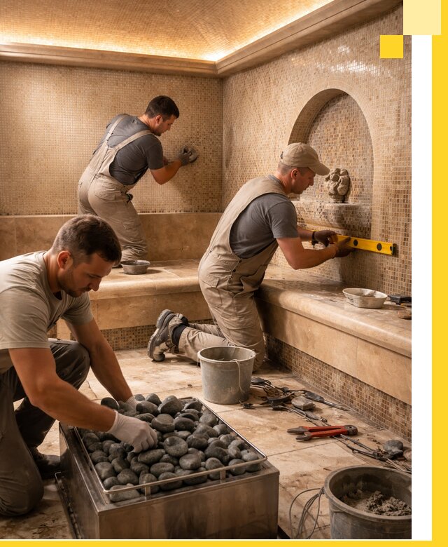 Проектирование и строительство хамама и сауны в Таре