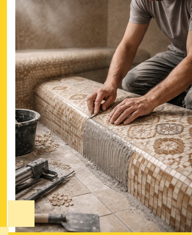 Плитка для хамама под ключ в Таре от 3601 р. | ЭриданТар