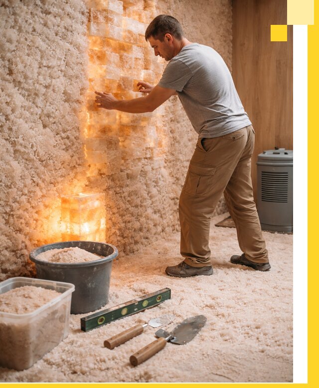 Проектирование и монтаж соляных комнат в Таре под ключ